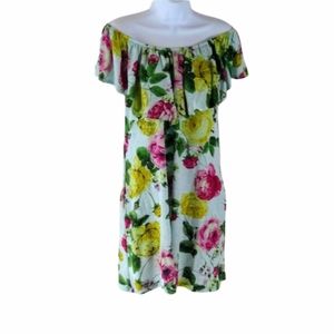 Kye Mi off the shoulder floral dress